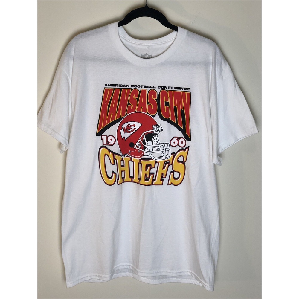 NFL Kansas City Chiefs 1960 American Football Conference T-Shirt Men's L White